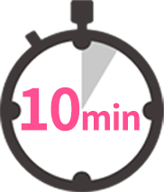 所要時間:イメージ